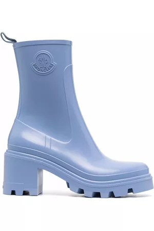 Moncler Women Flat Shoes - Chunky slip-on boots - Blue
