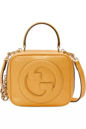 Gucci Women Tote Bags - Blondie top handle leather bag - Yellow