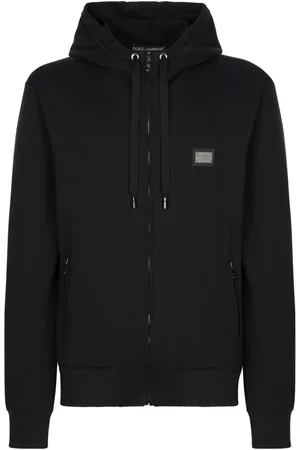 Dolce & Gabbana Logo-tag zip-up hoodie