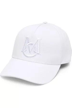 Moncler Men Caps - Logo-patch baseball cap - White