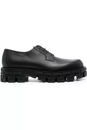 VERSACE Men Formal Shoes - Lace-up chunky-sole shoes - Black