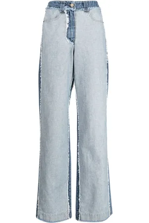 REJINA PYO Cora panelled wide-leg jeans