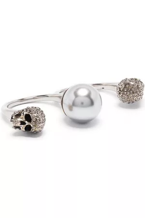 Alexander McQueen Women Rings - Charm-detail ring - Silver