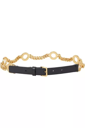 Burberry Women Belts - Leather chain belt - Gold