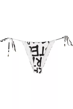 Stella McCartney Women Bikini Bottoms - Logo-print bikini bottoms - White