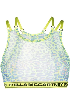 Stella McCartney Women Bras - Leopard-print bra - Yellow