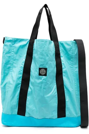 Stone Island Men Tote bags - Compass-patch tote bag - Blue