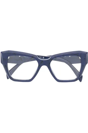 Prada Eyewear marble-print square-frame Tinted Sunglasses - Farfetch