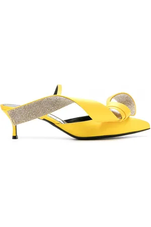 Sergio Rossi Marquise 50mm leather mules