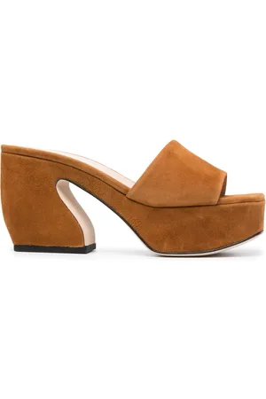Sergio Rossi Si Rossi 45mm suede mules