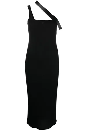 Courrèges Strap-detail midi dress