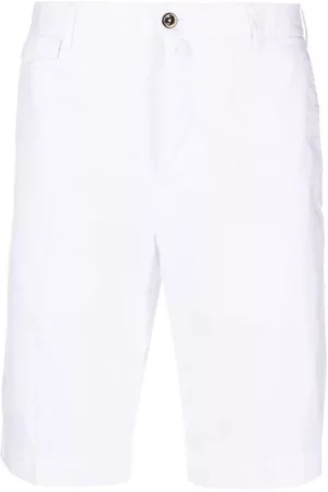 PT Torino Men Bermudas - Lyocell-blend bermuda shorts - White