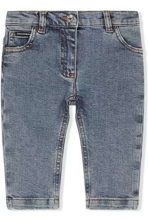 Dolce & Gabbana Straight Jeans - Mid-rise straight-leg jeans - Blue