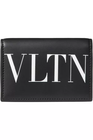 VALENTINO GARAVANI Men Wallets - VLTN leather wallet - Black