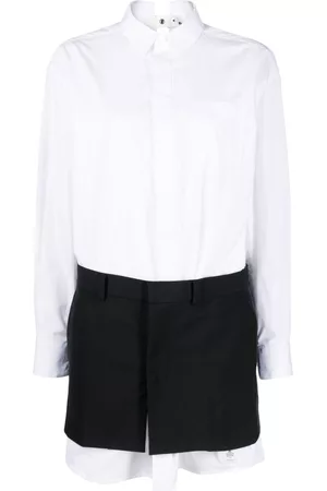 SACAI Women Casual Dresses - Layered shirt minidress - Black
