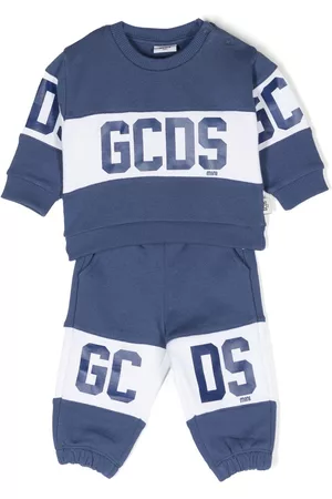 GCDS Sets - Logo-print two-piece set - Blue