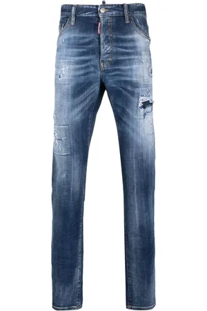 Dsquared2 Slim-fit distressed-finish jeans