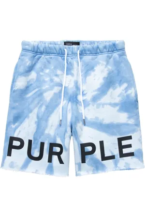 Purple Brand Men's Abstract Denim Shorts