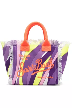 MC2 SAINT BARTH Women Beach Bags - Wave-print beach bag - Orange