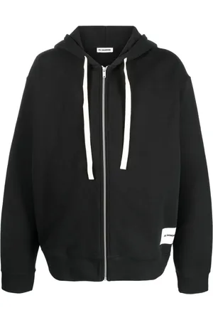 Jil Sander Zipped cotton hoodie