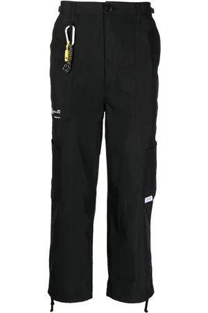 Izzue Logo-print cropped trousers