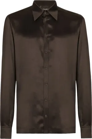 Dolce & Gabbana Point-collar silk shirt