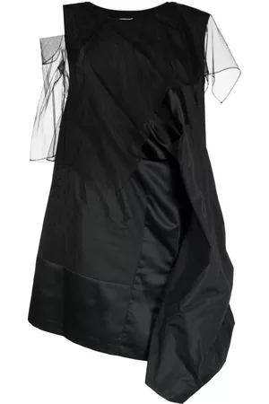 UNDERCOVER Women Asymmetrical Dresses - Asymmetric midi dress - Black