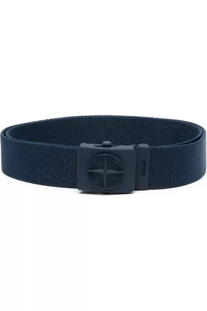 Stone Island Belts - Logo-buckle belt - Blue