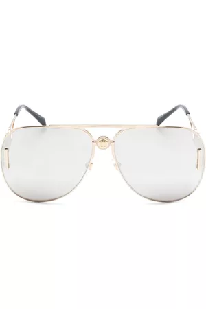 VERSACE Men Aviator Sunglasses - Aviator Medusa-bridge sunglasses - Gold