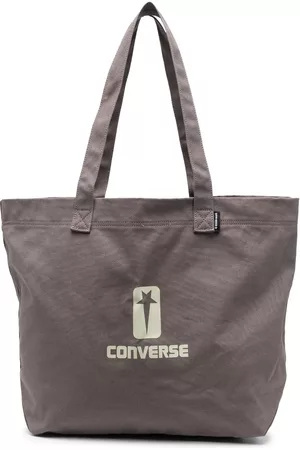 Rick Owens Women Tote Bags - Turbodrk logo-print tote bag - Grey