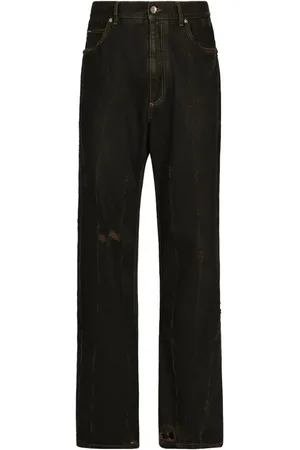 Dolce & Gabbana Straight-leg cotton trousers