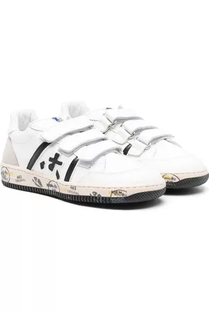 Premiata Boys Low Top & Lifestyle Sneakers - Wally leather low-top sneakers - White