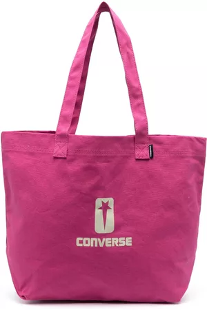 Rick Owens Women Tote Bags - Turbodrk logo-print tote bag - Pink