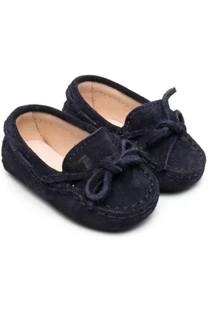 Tod's Loafers - Gommino suede moccasin loafers - Blue
