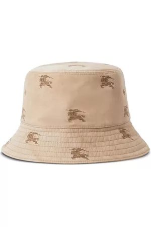 Burberry Men Hats - EKD Technical cotton bucket hat - Neutrals