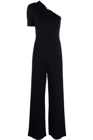 Stella McCartney Women Graduation Dresses - One-shoulder wide-leg jumpsuit - Black