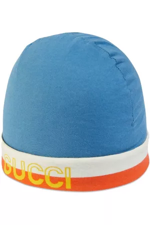 Gucci Accessories - Logo-print cotton hat - Blue