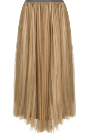Fabiana Filippi Pleated midi skirt