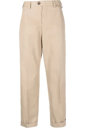 PT Torino Pressed-crease chino trousers