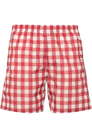 Prada Men Swim Shorts - Re-Nylon swim trunks - Red