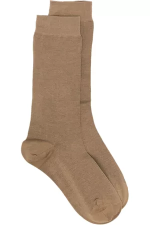 Moncler Women Socks - Knitted ankle socks - Neutrals