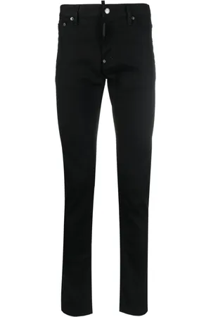 Dsquared2 Logo-patch slim-cut jeans