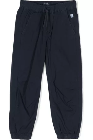Il gufo Sports Pants - Elasticated-drawstring track trousers - Blue
