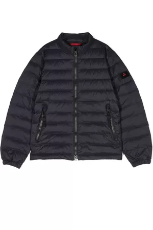 Peuterey Puffer Jackets - Logo-patch padded jacket - Blue