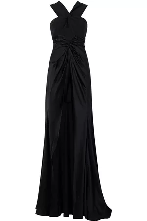 Cinq A Sept Women Evening Dresses & Gowns - Draped-detailing flared gown - Black
