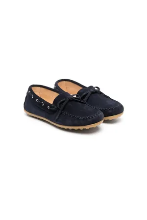 DOUUOD KIDS Slip-on suede loafers