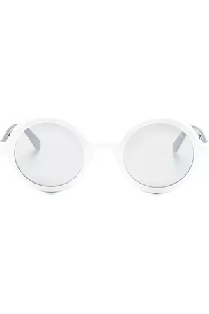 Moncler Women Round Sunglasses - Orbit round-frame sunglasses - White