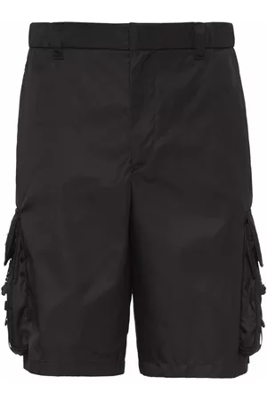 Prada Men Bermudas - Re-Nylon Bermuda shorts - Black