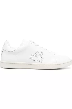 Isabel Marant Men Low Top & Lifestyle Sneakers - Perforated leather low-top sneakers - White