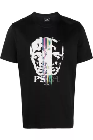 Paul Smith Men T-Shirts - Graphic-print organic cotton T-shirt - Black